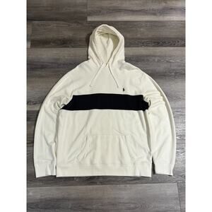 Vintage Polo Ralph Lauren Striped Thermal Lined Hood Hoodie Y2K - Men’s XXL 2XL